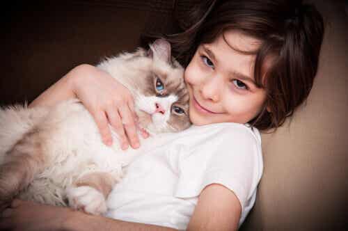 استخدام القطط كعلاج للأطفال المصابين بالتوحد